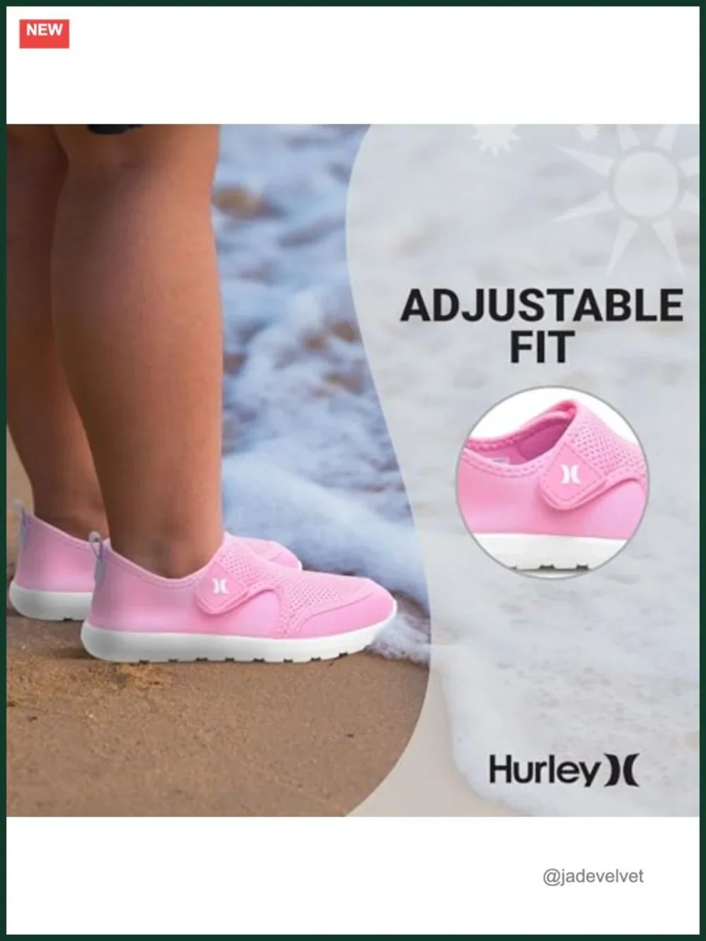 Toddler Water Shoes - Quick-Dry, Lightweight Slip-On with Adjustable Upper